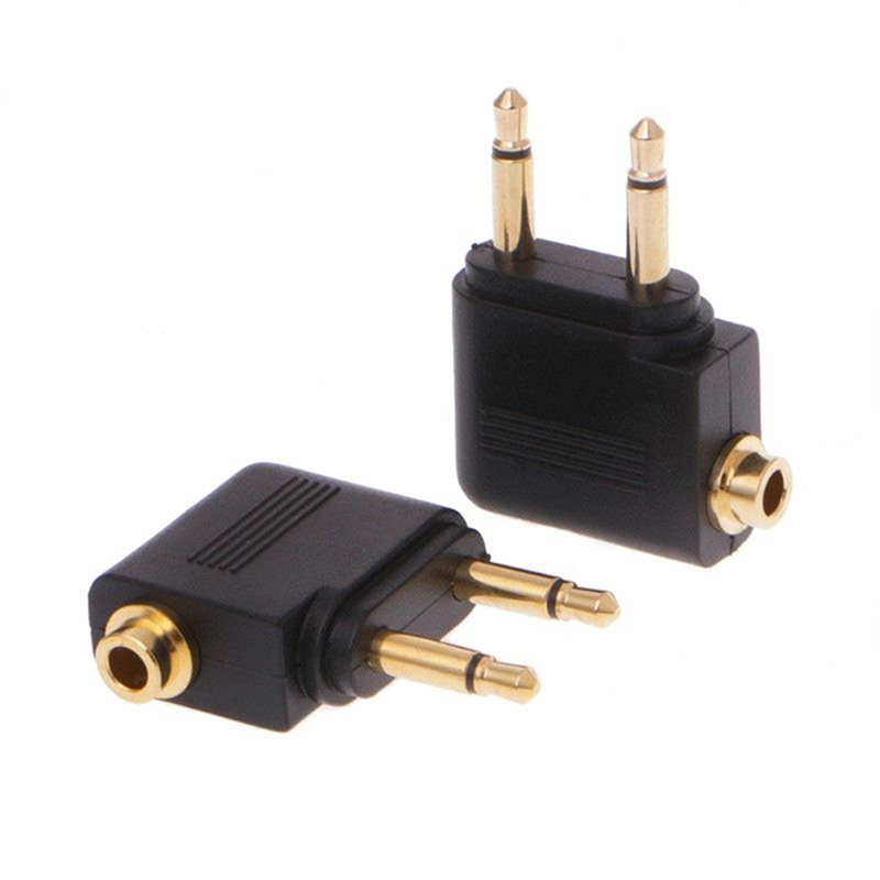 Earphone Splitter Jack - 1 adet Altın Nikel kaplama Hava
