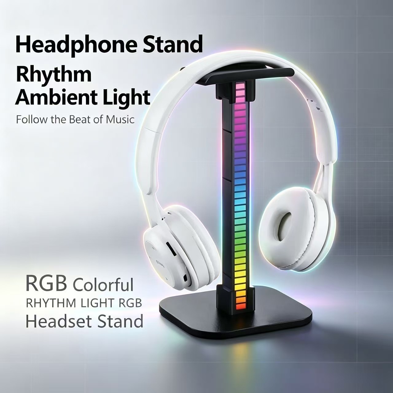 Gaming Headset Rgb - USB Oyun Kulaklığı Standı RGB Ritm