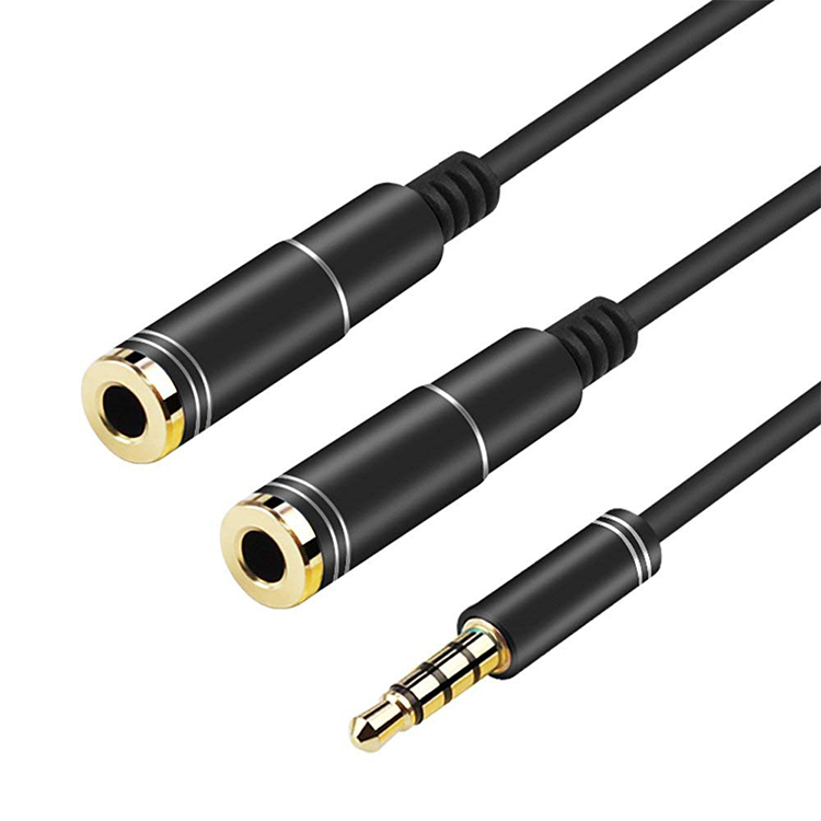 3.5mm Mic Y cep ses dağıtıcı k - Earphone Splitter Jack incelemesi ve fiyatı